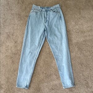 GAP High Rise Light Blue Mom Jeans
